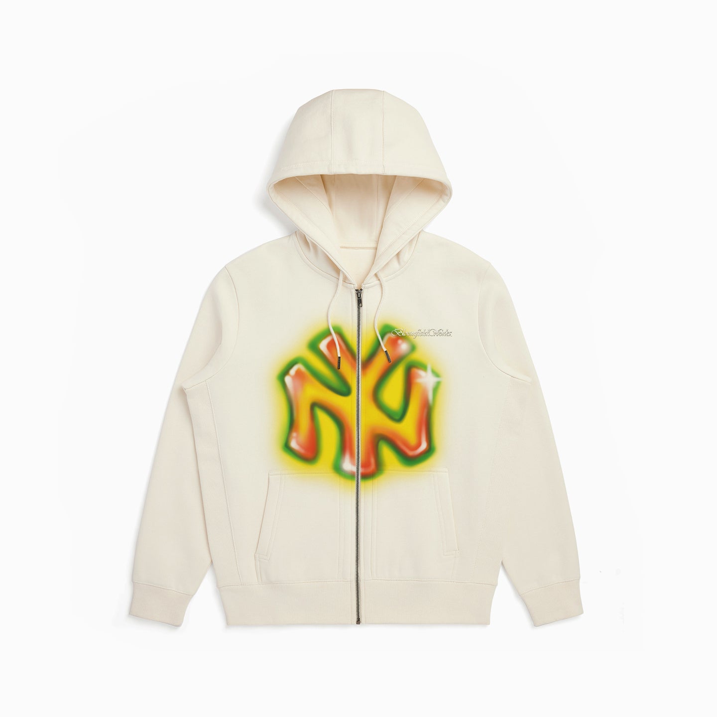 Who Jah Bless (NY Airbrush) Zip Hoody Bloomfield.Works®